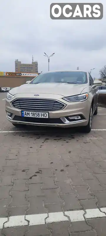 Седан Ford Fusion 2017 2 л. Автомат обл. Житомирская, Житомир - Фото 1/18