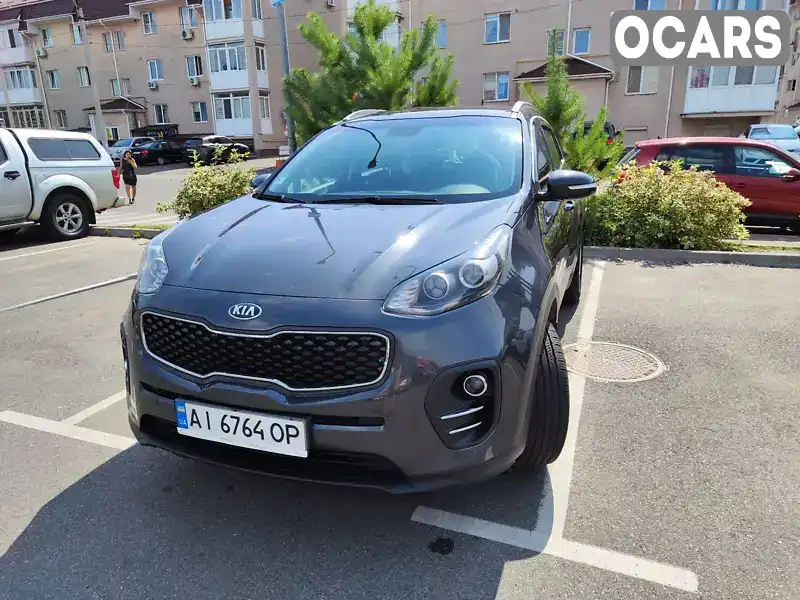 Позашляховик / Кросовер Kia Sportage 2016 2 л. Автомат обл. Київська, Вишневе - Фото 1/13