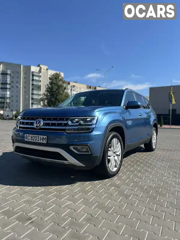 Позашляховик / Кросовер Volkswagen Atlas 2019 3.6 л. Автомат обл. Волинська, Луцьк - Фото 1/21