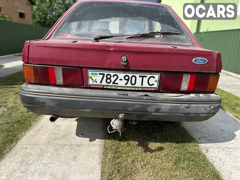 Хетчбек Ford Escort 1986 1.6 л. Ручна / Механіка обл. Львівська, location.city.belz - Фото 1/11