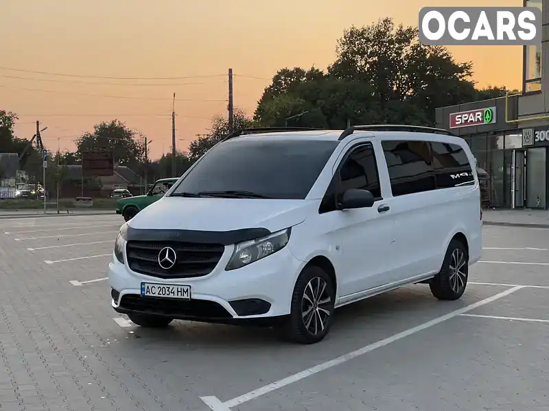 Мінівен Mercedes-Benz Vito 2017 1.6 л. Ручна / Механіка обл. Волинська, Володимир-Волинський - Фото 1/21