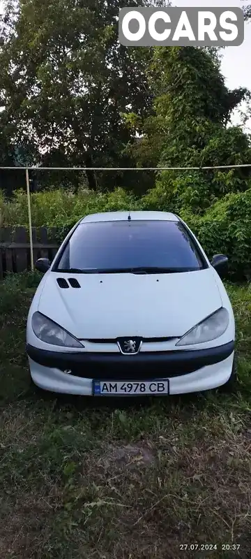 Хэтчбек Peugeot 206 2002 1.9 л. Ручная / Механика обл. Житомирская, Житомир - Фото 1/5