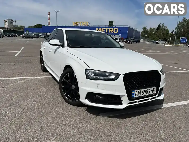 Седан Audi A4 2015 2 л. Автомат обл. Житомирська, Житомир - Фото 1/19