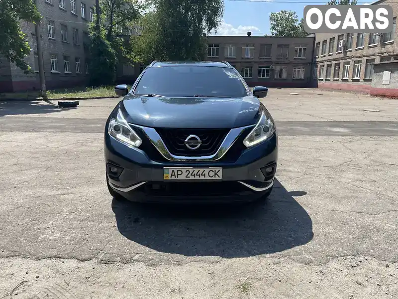 Позашляховик / Кросовер Nissan Murano 2018 3.5 л. Варіатор обл. Запорізька, Запоріжжя - Фото 1/15