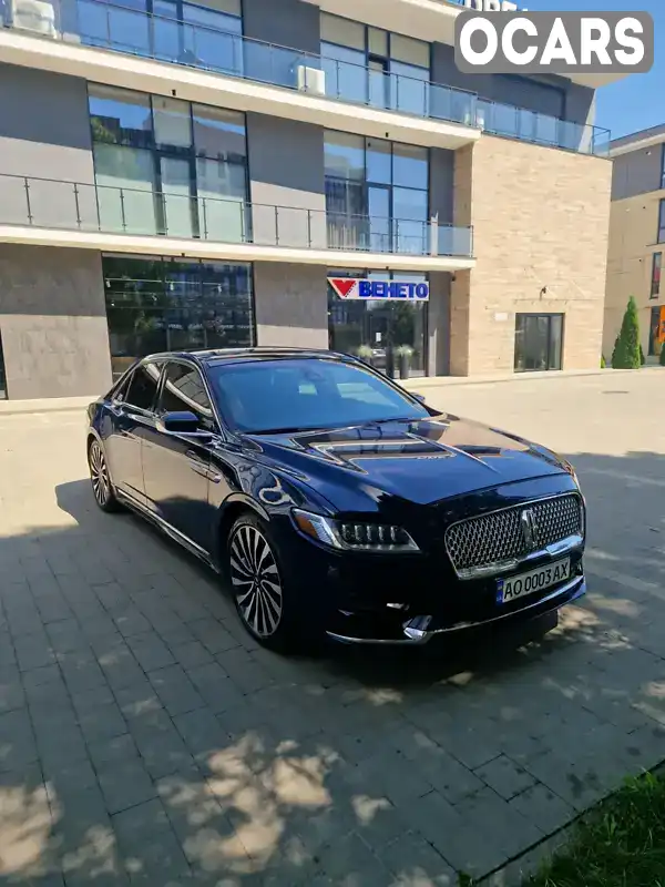 Седан Lincoln Continental 2017 2.96 л. Автомат обл. Закарпатська, Ужгород - Фото 1/3