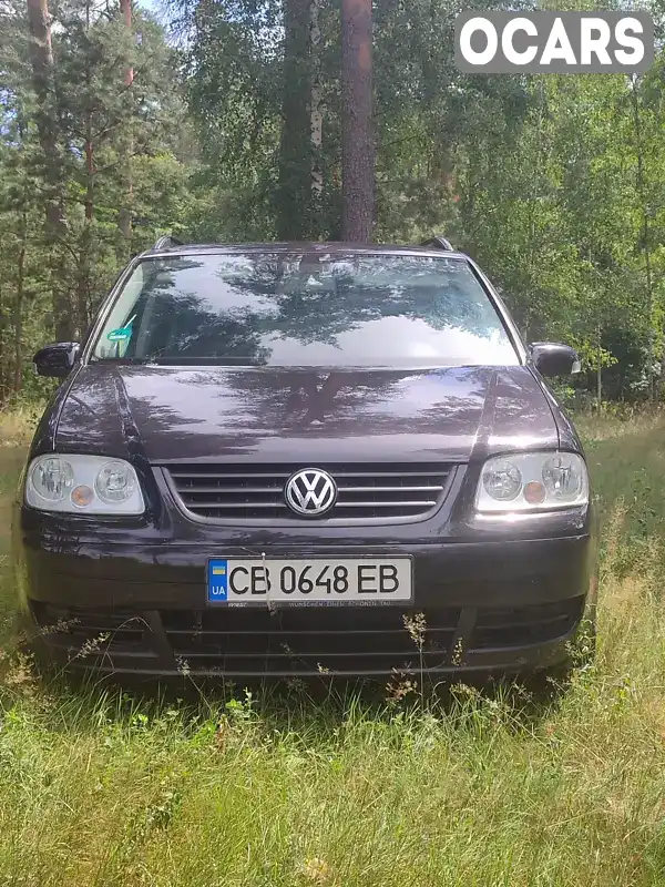 Мінівен Volkswagen Touran 2005 1.9 л. Ручна / Механіка обл. Чернігівська, Корюківка - Фото 1/20