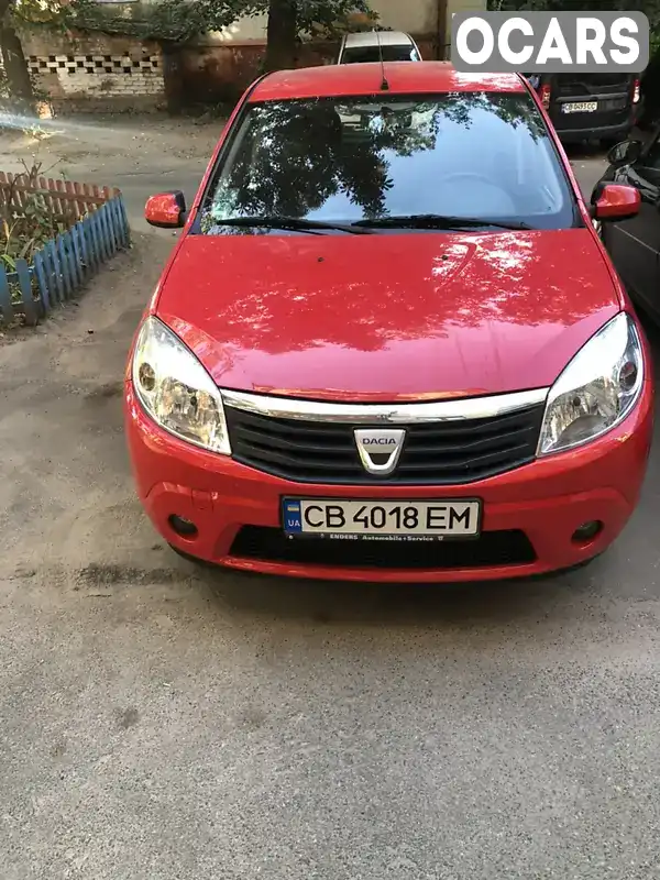 Хэтчбек Dacia Sandero 2010 1.2 л. Ручная / Механика обл. Черниговская, Чернигов - Фото 1/16