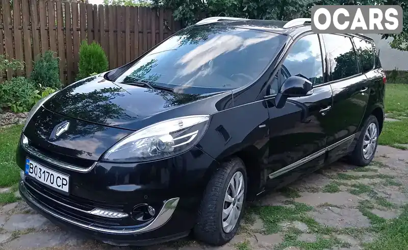 Мінівен Renault Megane Scenic 2013 1.6 л. Ручна / Механіка обл. Тернопільська, Тернопіль - Фото 1/21