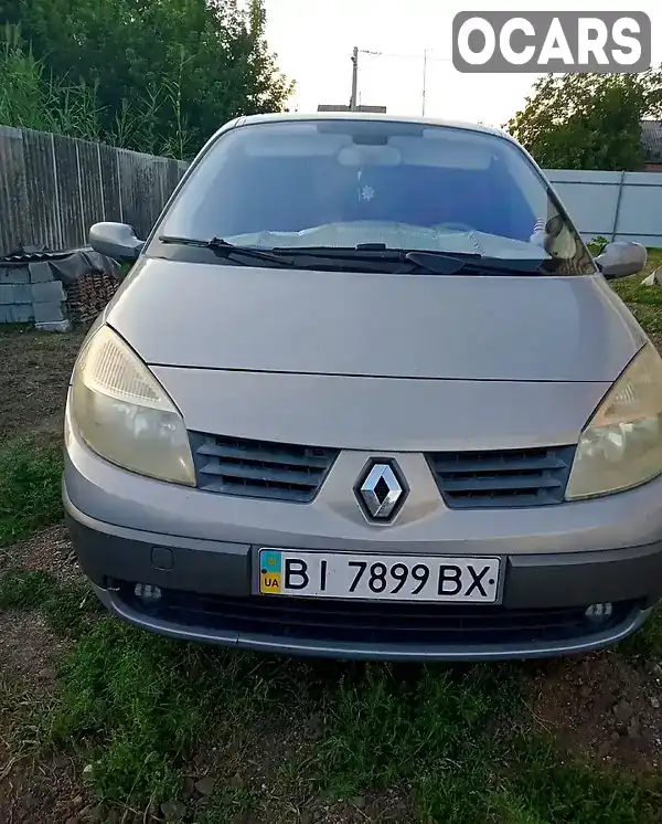 Мінівен Renault Scenic 2004 2 л. Ручна / Механіка обл. Полтавська, Полтава - Фото 1/12