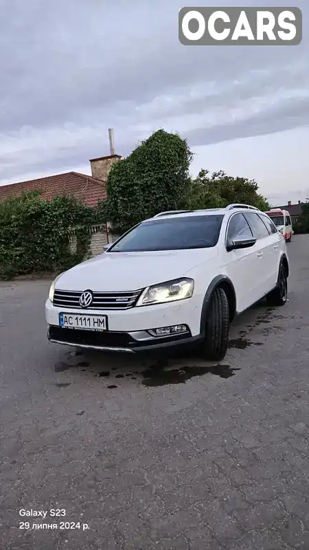 Універсал Volkswagen Passat 2012 2 л. Автомат обл. Волинська, Ковель - Фото 1/15