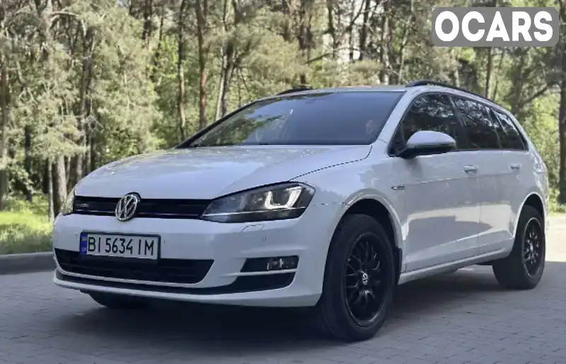 Универсал Volkswagen Golf 2014 1.6 л. Ручная / Механика обл. Полтавская, Полтава - Фото 1/16