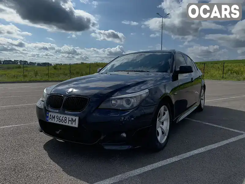 Седан BMW 5 Series 2008 2.99 л. Автомат обл. Житомирська, Малин - Фото 1/21