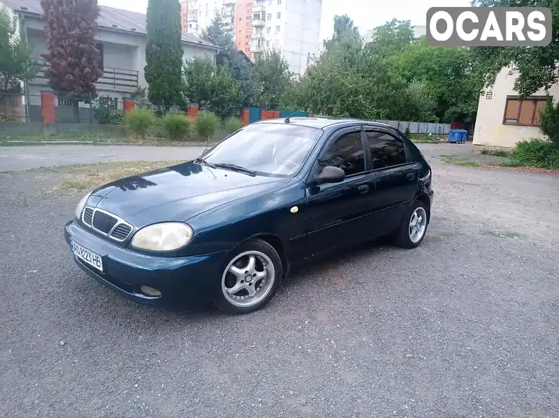 Хетчбек Daewoo Lanos 2003 1.5 л. Ручна / Механіка обл. Закарпатська, Мукачево - Фото 1/11