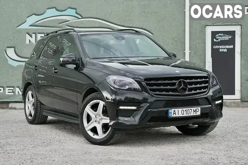 Позашляховик / Кросовер Mercedes-Benz M-Class 2013 2.14 л. Автомат обл. Київська, Вишневе - Фото 1/21