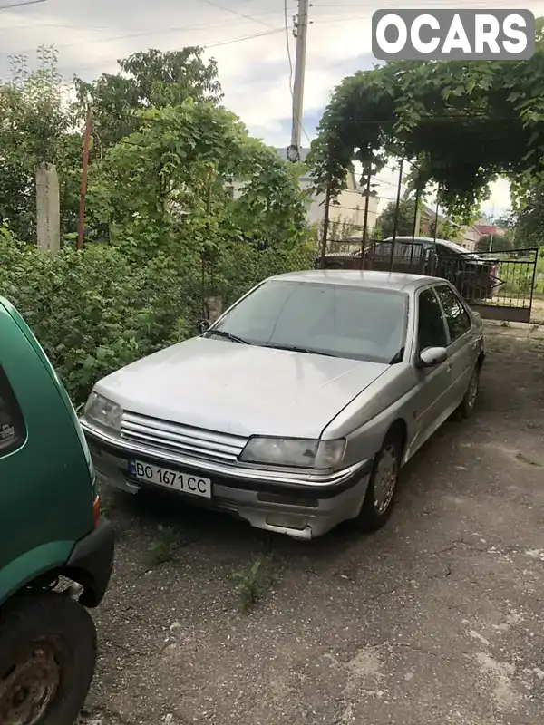 Седан Peugeot 605 1992 2 л. Ручна / Механіка обл. Тернопільська, Тернопіль - Фото 1/21