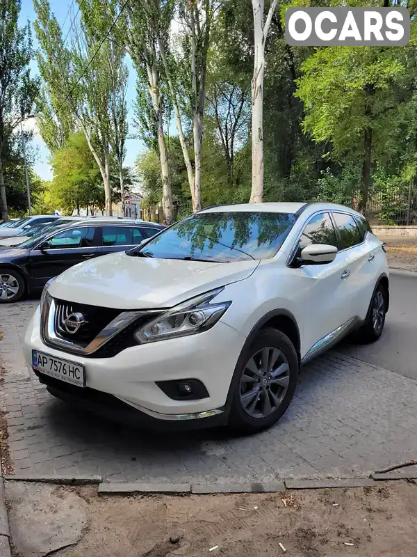 Позашляховик / Кросовер Nissan Murano 2018 3.5 л. Типтронік обл. Запорізька, Запоріжжя - Фото 1/8