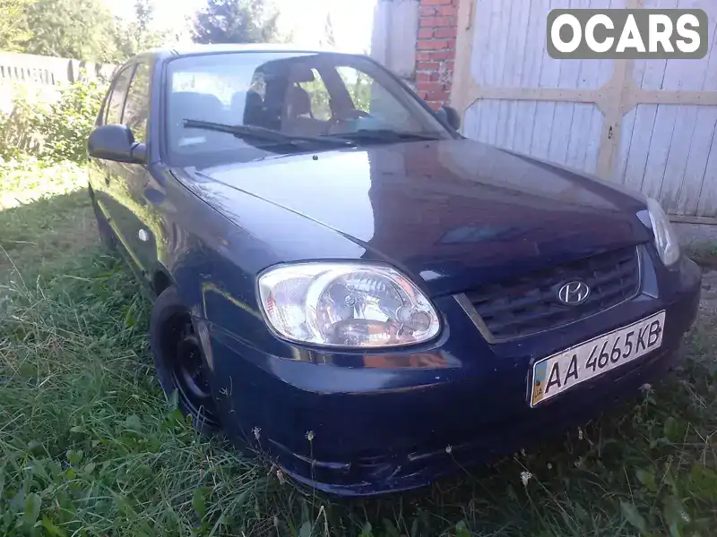 Седан Hyundai Accent 2004 1.5 л. Ручная / Механика обл. Ивано-Франковская, Надворная - Фото 1/8