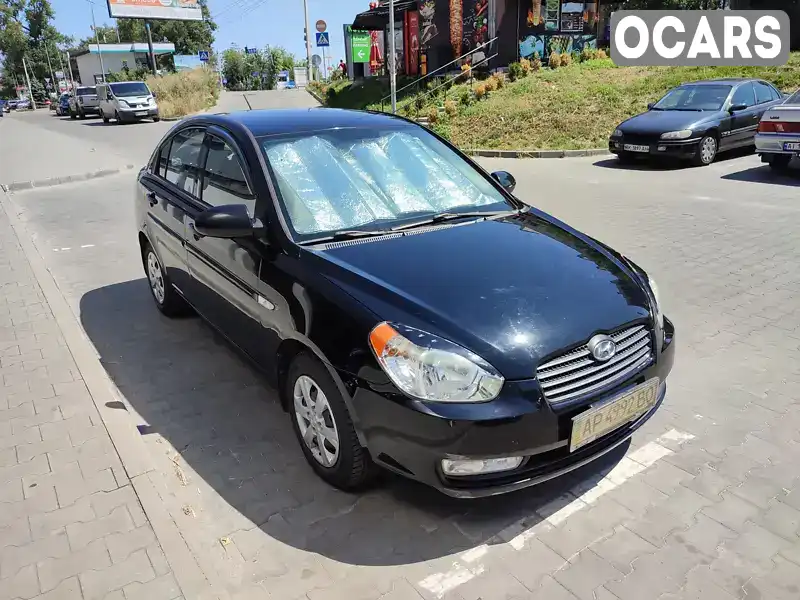 Седан Hyundai Accent 2009 1.4 л. Ручна / Механіка обл. Київська, Київ - Фото 1/21