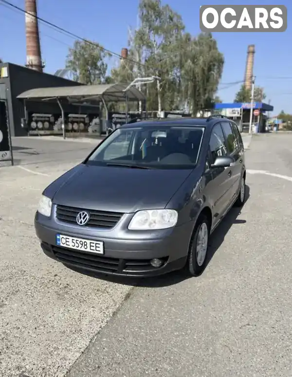 Мінівен Volkswagen Touran 2004 1.6 л. Ручна / Механіка обл. Чернівецька, Чернівці - Фото 1/9