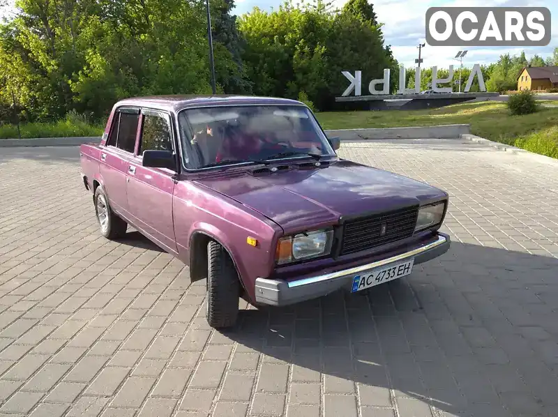 Седан ВАЗ / Lada 2107 1998 1.45 л. Ручна / Механіка обл. Волинська, Луцьк - Фото 1/8