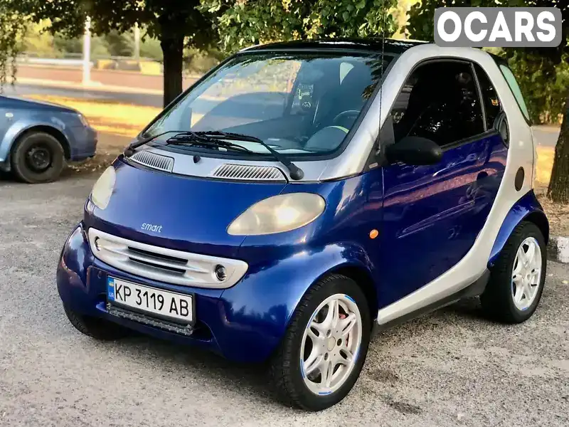 Купе Smart Fortwo 2001 0.6 л. Робот обл. Запорожская, Запорожье - Фото 1/15