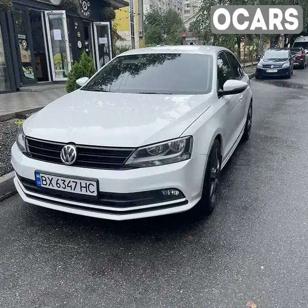 Седан Volkswagen Jetta 2016 1.6 л. Ручна / Механіка обл. Хмельницька, Хмельницький - Фото 1/16