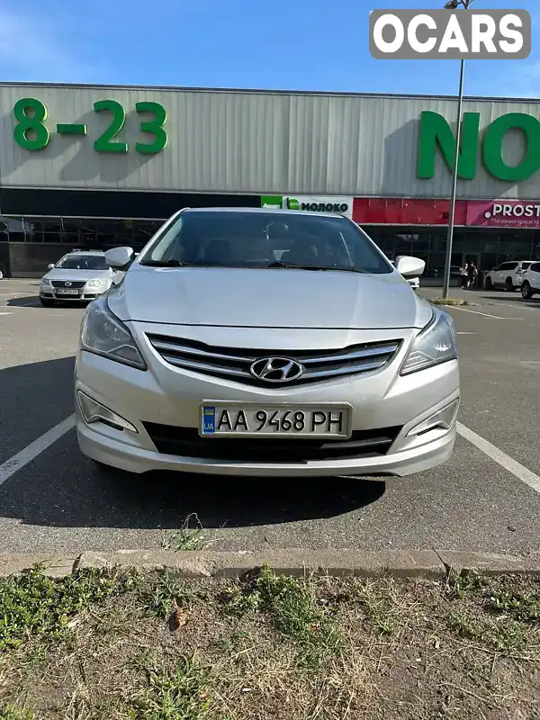 Седан Hyundai Solaris 2016 1.4 л. Автомат обл. Київська, Київ - Фото 1/16