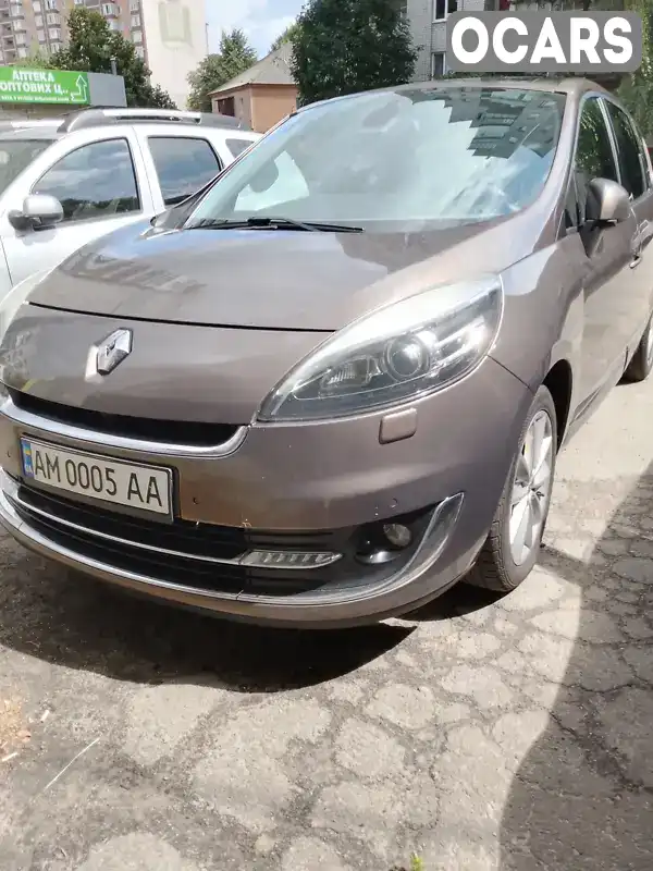 Минивэн Renault Grand Scenic 2012 1.46 л. Робот обл. Житомирская, Житомир - Фото 1/17