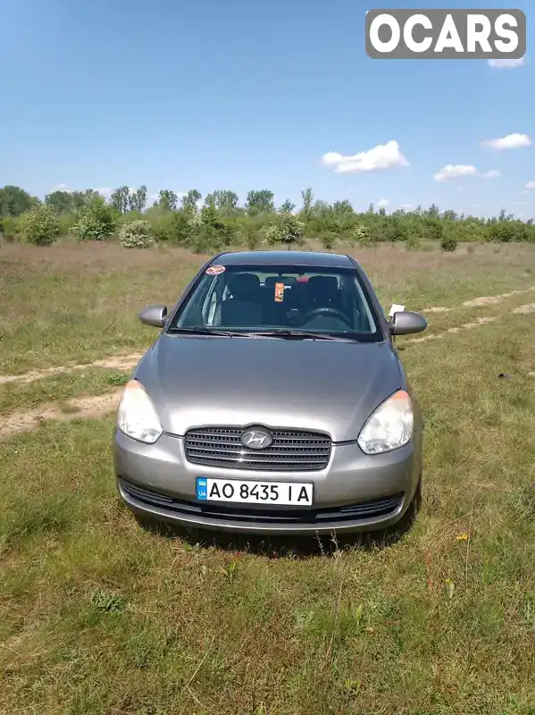 Седан Hyundai Accent 2008 1.4 л. Ручна / Механіка обл. Закарпатська, location.city.bushtyno - Фото 1/17