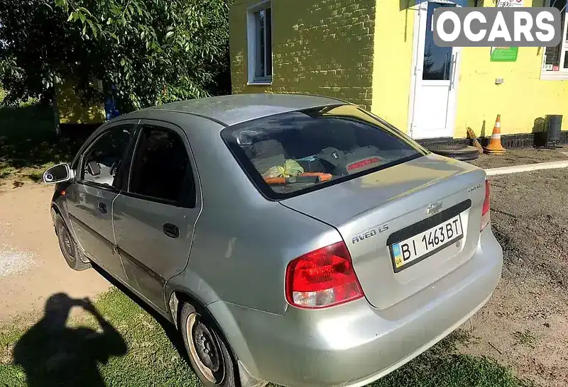 Седан Chevrolet Aveo 2006 1.5 л. Ручна / Механіка обл. Полтавська, Полтава - Фото 1/4