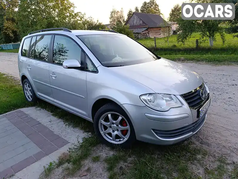 Мінівен Volkswagen Touran 2008 1.39 л. обл. Волинська, Камінь-Каширський - Фото 1/9