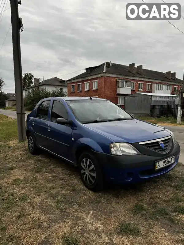 Седан Dacia Logan 2006 1.4 л. Ручна / Механіка обл. Черкаська, Золотоноша - Фото 1/6