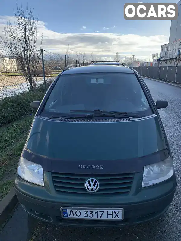 Мінівен Volkswagen Sharan 2000 1.9 л. Ручна / Механіка обл. Закарпатська, Іршава - Фото 1/5