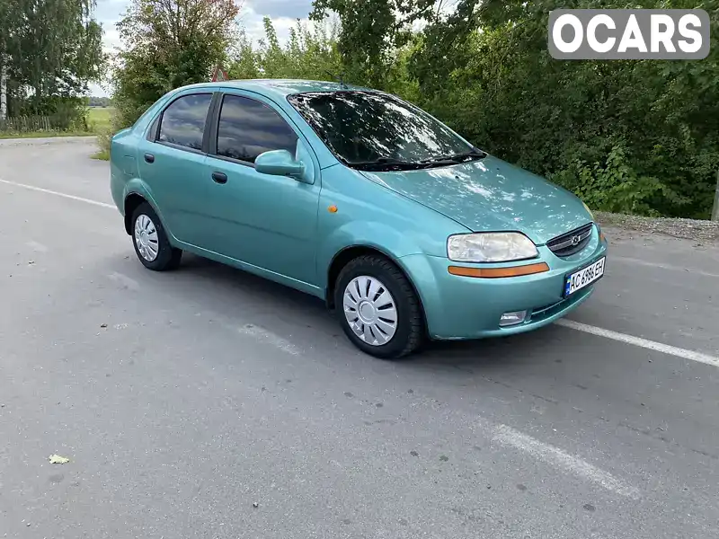 Седан Chevrolet Aveo 2005 1.5 л. Ручная / Механика обл. Житомирская, Чуднов - Фото 1/9