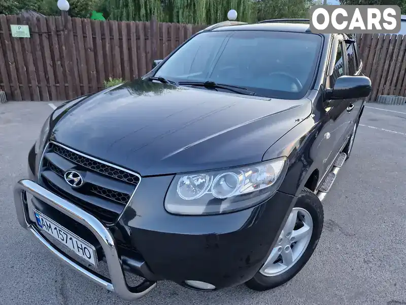 Позашляховик / Кросовер Hyundai Santa FE 2007 2.2 л. Автомат обл. Житомирська, Житомир - Фото 1/21