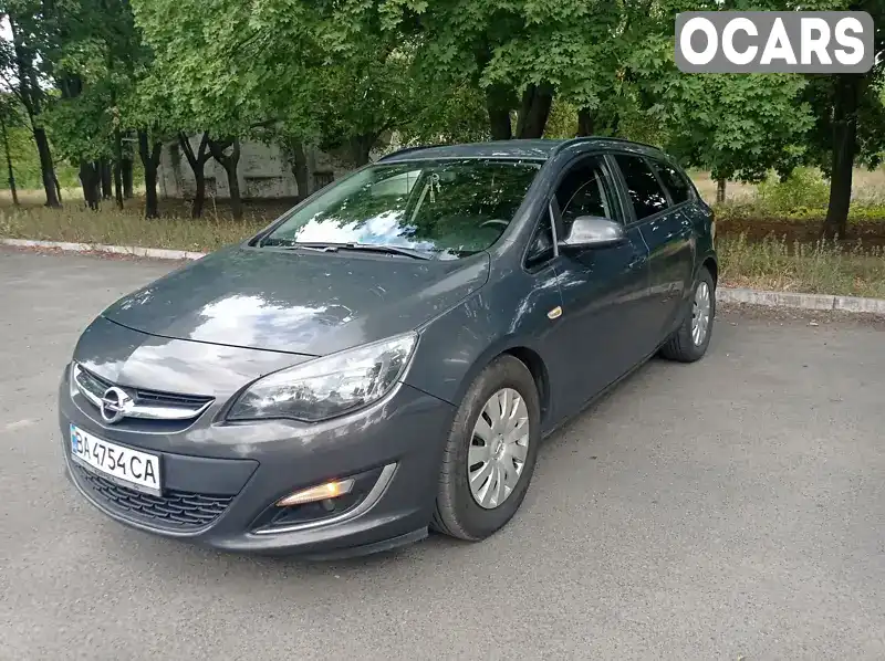 Універсал Opel Astra 2012 1.69 л. Ручна / Механіка обл. Кіровоградська, Гайворон - Фото 1/19