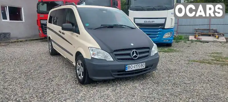 Минивэн Mercedes-Benz Vito 2013 2.14 л. Ручная / Механика обл. Тернопольская, Тернополь - Фото 1/21