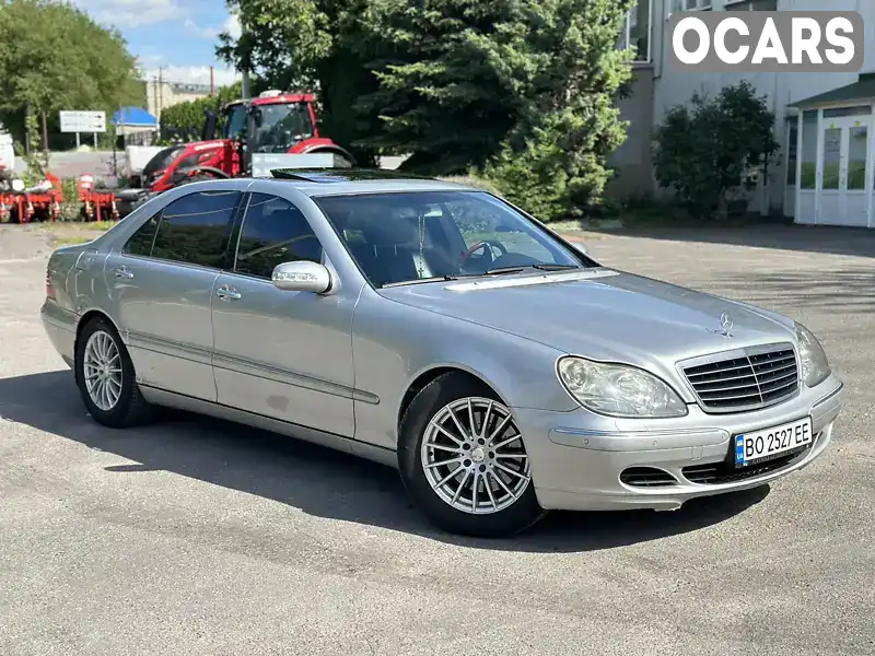 Седан Mercedes-Benz S-Class 2004 4.97 л. Автомат обл. Тернопільська, Тернопіль - Фото 1/21