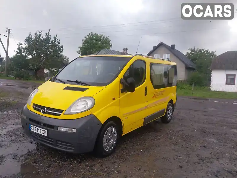 Минивэн Opel Vivaro 2004 1.9 л. Ручная / Механика обл. Волынская, Ковель - Фото 1/14