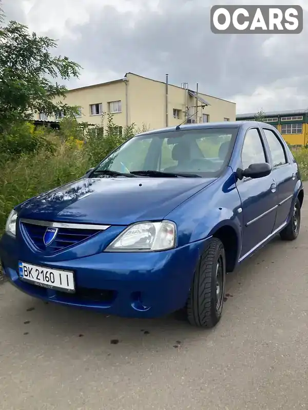 Седан Dacia Logan 2007 1.39 л. Ручная / Механика обл. Ровенская, Ровно - Фото 1/12