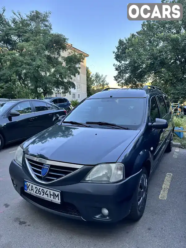 Универсал Dacia Logan MCV 2008 1.6 л. Ручная / Механика обл. Киевская, Белая Церковь - Фото 1/7