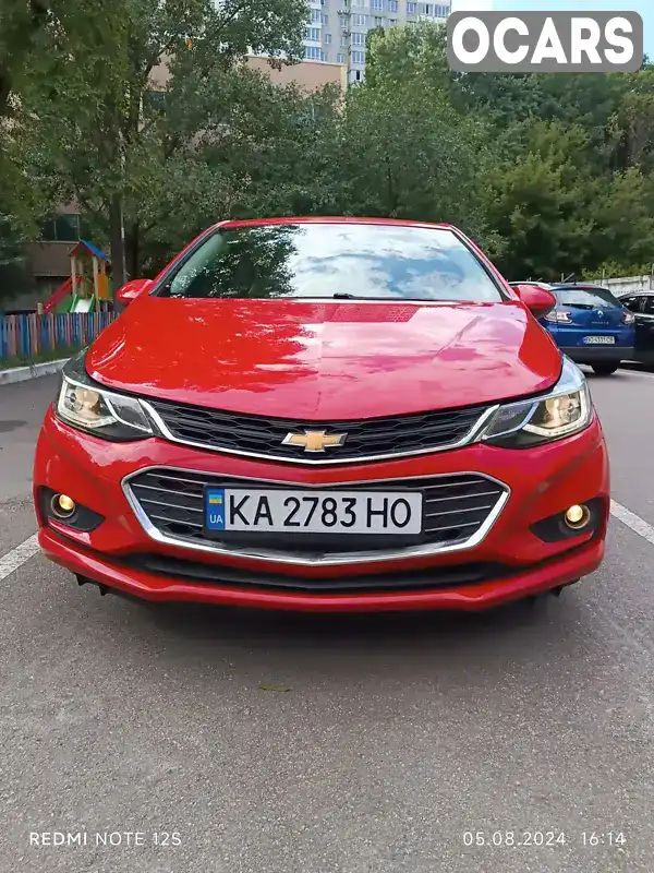 Седан Chevrolet Cruze 2017 1.4 л. Автомат обл. Київська, Київ - Фото 1/17