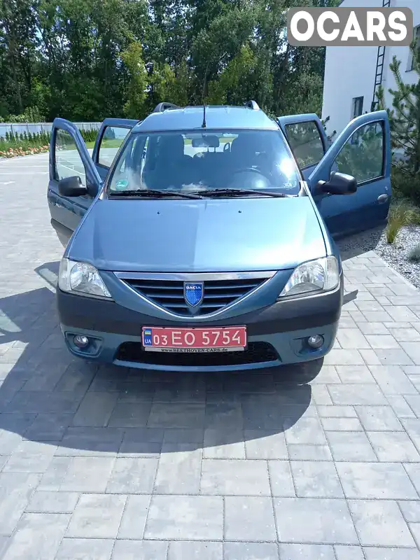 Седан Dacia Logan 2008 1.6 л. Ручна / Механіка обл. Волинська, Луцьк - Фото 1/21