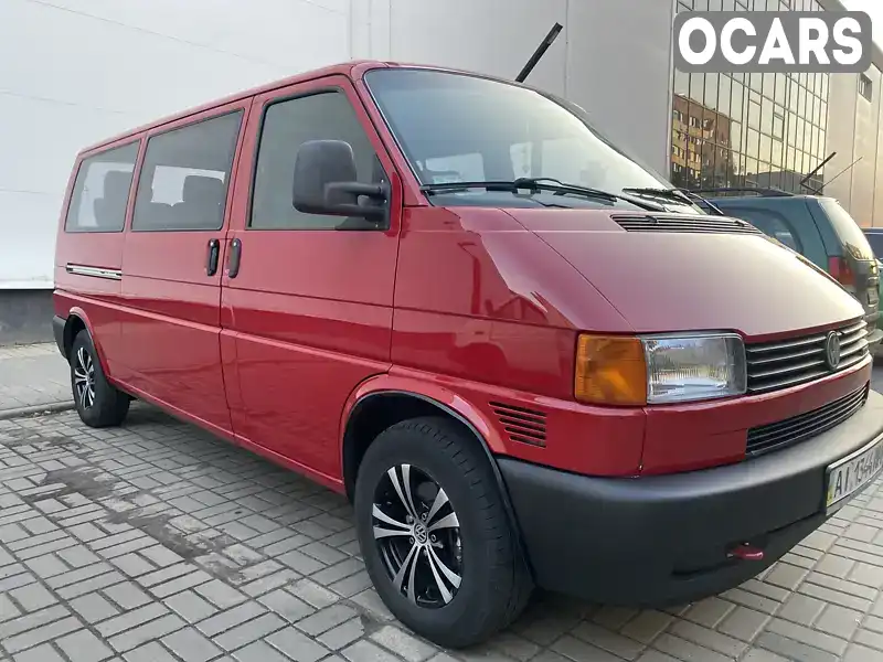 Минивэн Volkswagen Transporter 2002 2.5 л. Ручная / Механика обл. Черкасская, Черкассы - Фото 1/15