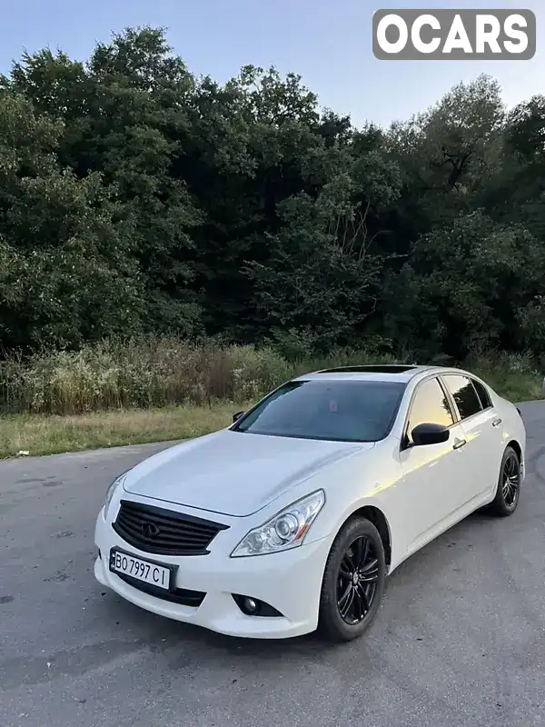 Седан Infiniti G25 2010 2.5 л. Автомат обл. Тернопольская, Чортков - Фото 1/17