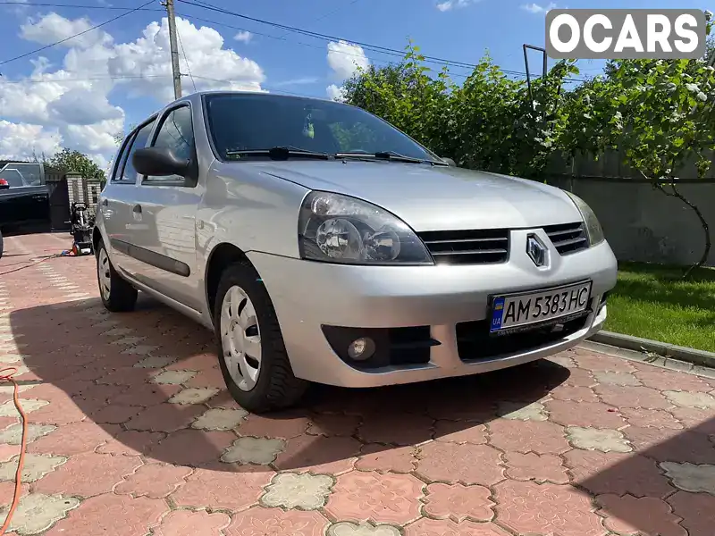 Хетчбек Renault Clio 2007 1.15 л. Ручна / Механіка обл. Житомирська, Звягель - Фото 1/15