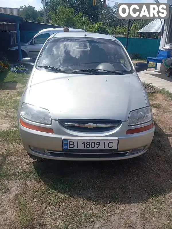 Седан Chevrolet Aveo 2004 1.5 л. Ручная / Механика обл. Полтавская, Котельва - Фото 1/9