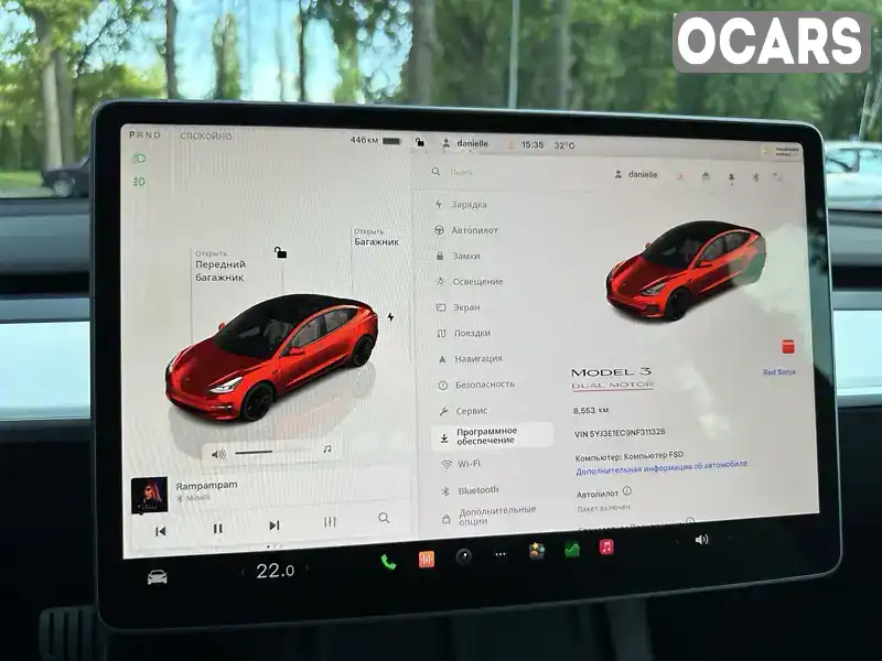 Седан Tesla Model 3 2022 null_content л. обл. Днепропетровская, Днепр (Днепропетровск) - Фото 1/7