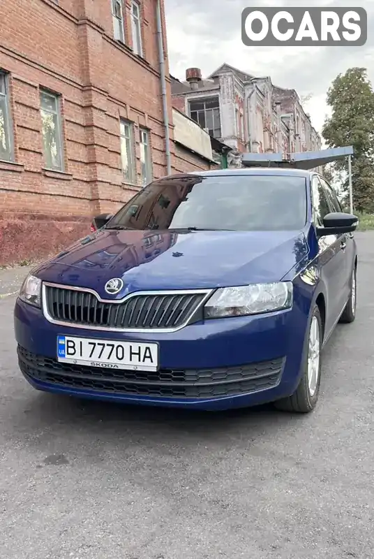 Лифтбек Skoda Rapid 2016 1.4 л. Ручная / Механика обл. Полтавская, Полтава - Фото 1/21