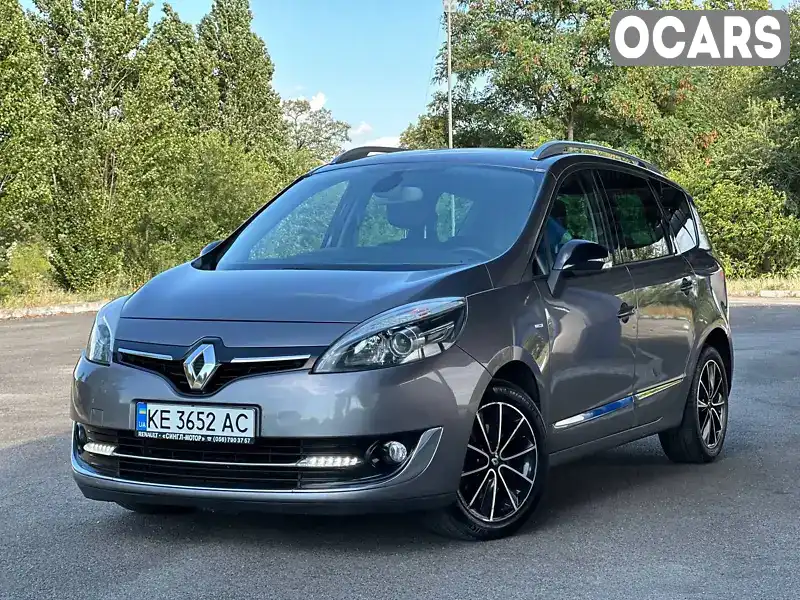 Мінівен Renault Grand Scenic 2013 1.6 л. Ручна / Механіка обл. Дніпропетровська, Дніпро (Дніпропетровськ) - Фото 1/21